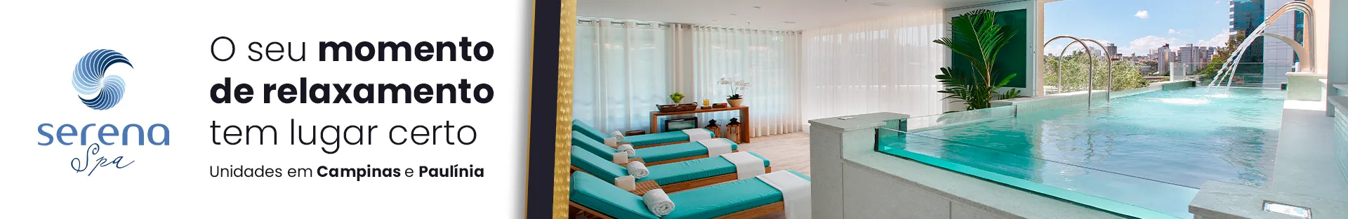 banner de divulgação Serena Spa