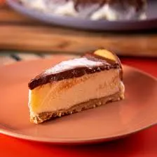Torta holandesa com sorvete