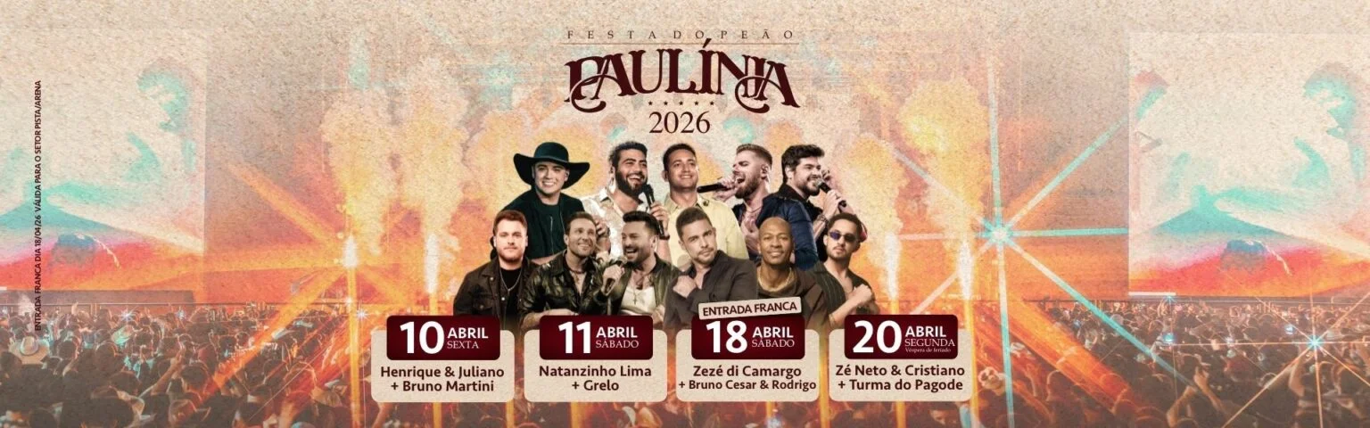 festa de peão paulínia atrações